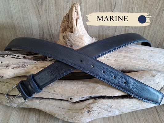 Ceinture homme cuir pleine fleur de veau