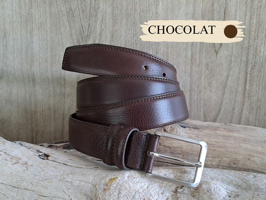 Ceinture homme cuir pleine fleur de veau