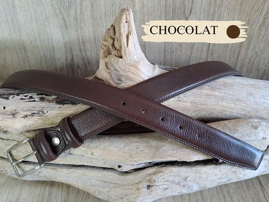 Ceinture homme cuir pleine fleur de veau