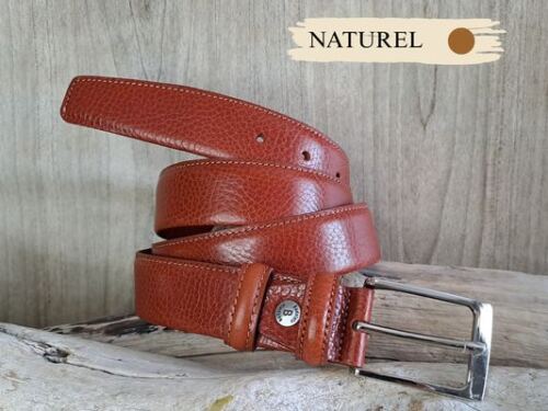 Ceinture homme cuir pleine fleur de veau