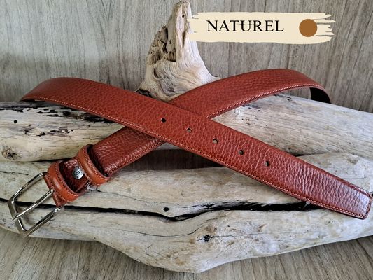 Ceinture homme cuir pleine fleur de veau