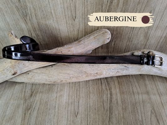 Ceinture femme fantaisie en cuir de vachette véritable