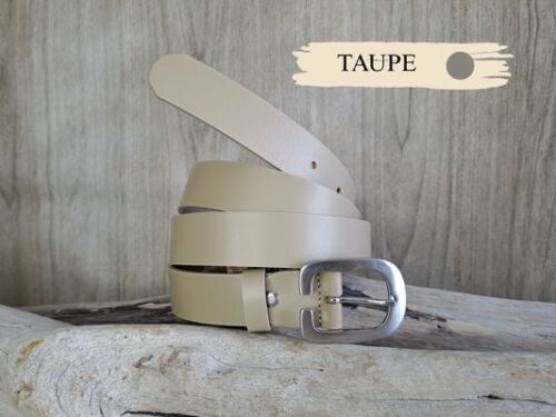 Ceinture pour femme en cuir véritable