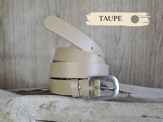 Ceinture pour femme en cuir véritable