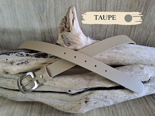 Ceinture pour femme en cuir véritable