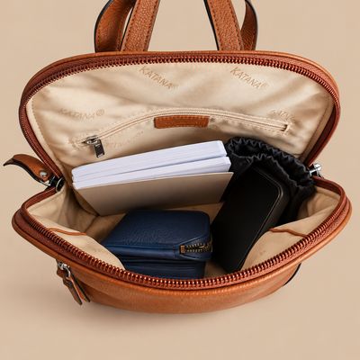 sac à dos en cuir pour femme