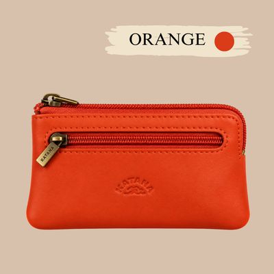 Petit porte monnaie en cuir