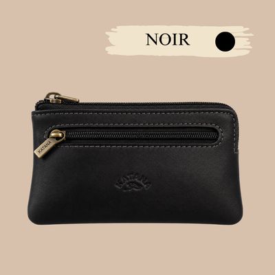 Petit porte monnaie en cuir