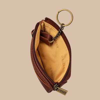 Petit porte monnaie en cuir
