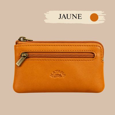 Petit porte monnaie en cuir