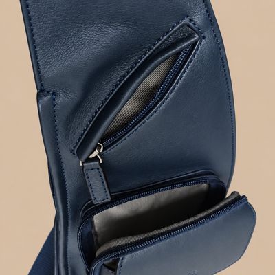 Petite sacoche cuir homme