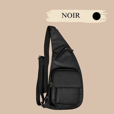 Petite sacoche cuir homme